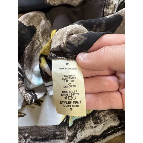 IC by Connie K Shirt Women Sz Small Asymmetrical Artsy Modern Designer City NWT - Picture 10 of 12